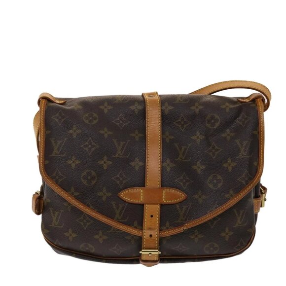 LOUIS VUITTON Monogram Saumur 30 Shoulder Bag - Picture 3 of 16
